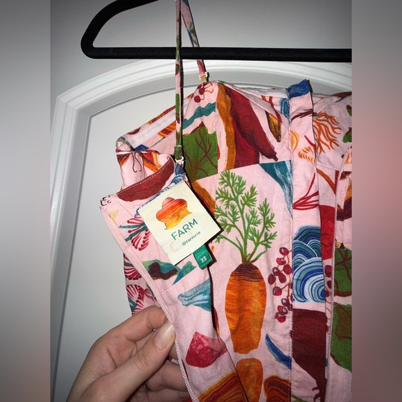 Farm Rio Printed Floral drop waist dress size XS - Picture 6 of 9